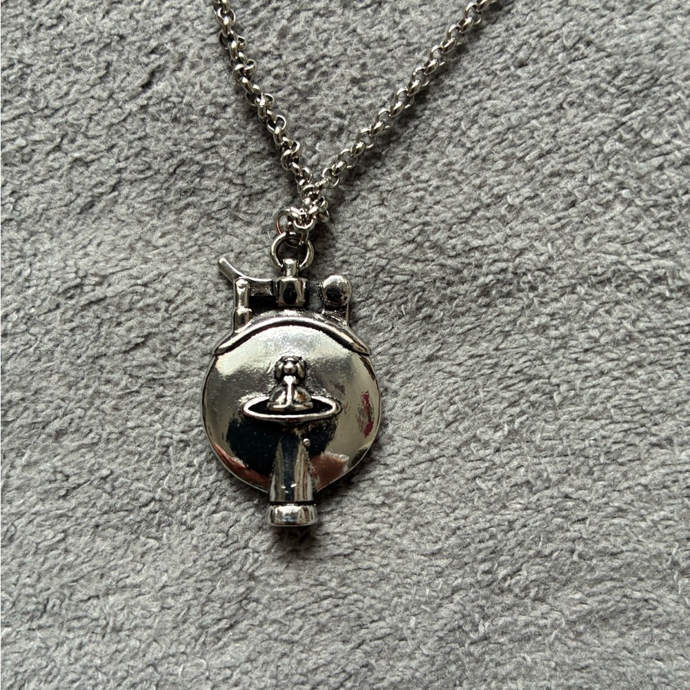 Silver Vivienne Westwood Pendant Necklace